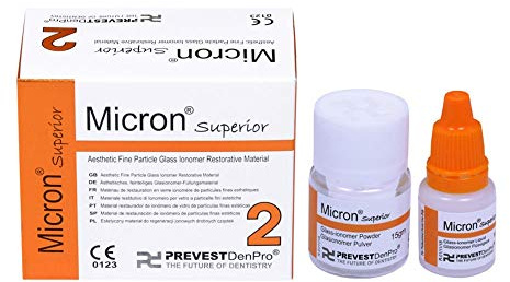 Micron Superior 2 fina partiklar glas jonomer fyllningar kronor cement, återställande material