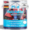 Plid® Holzfarbe Holzlack Weiß Innen & Außen - Wetterschutzfarbe Weiß Holzfarbe Außen - Dauerhafte Holzschutzfarbe - Farbe für Holz - Lackfarbe Wetterfest - Made in Germany 2,5l