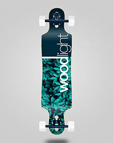 Wood Light Skate Skateboard Longboard Komplett 40 x 9 Drop All Typ Natur