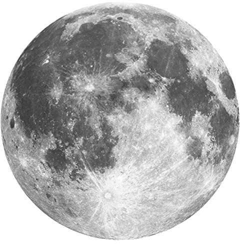 Hemobllo Selbstklebende Mondfliesensticker Bodenaufkleber Rutschfeste Fliesenaufkleber Für Bad Oder Wohnzimmer