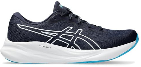 ASICS Gel-Pulse 15 löparskor för män, lakan, rock/bärare, grå, Midnatt vit, 46.5 EU