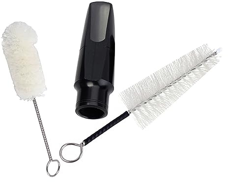 COSMEVIVI 2stücke Altsaxophon Mundstück Teiligem Reinigungsbürsten- Hochwertiges Saxophon Zubehör Für Klare Töne Und Einfache Pflege Geeignet Für Musikinstrument Pflege Und Musiker