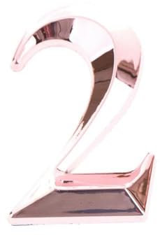 FUPOHUA Aesthetic Decor 3D Number Stickers for Home Apartment Cabinet Table Mailbox Outdoor Door Room House Plate Sign 5cm