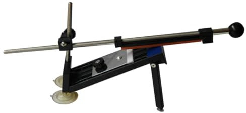 OKUMEYR Pietre Per Affilacoltelli Professionale Strumenti Affilare Affilacoltelli Angolo Fisso Con 4 Pietre Affilatura