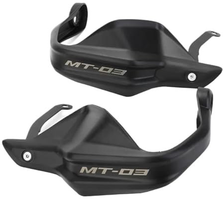 JIOEWS Motorrad Hand-Windschutz Motorrad Handprotektoren Griff Schutzhülle Handschutz Griff Winddicht Und Anti-Fall-Erhöhung Für Ya&ma&ha Für MT-03 MT-25 Wind Schild Hand Protector