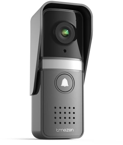 TMEZON Videocitofono Esterno, Campanello con Telecamera HD，MZ-V20 DOORBELL