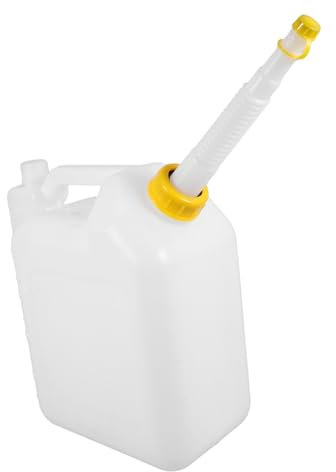 Toddmomy Flacon Mélangeur D'huile Moteur 4l avec Bec Verseur pour Tronçonneuse Et Débroussailleuse, Bouteille Doseuse à Carburant Anti-Fuite, Usage Moteur Deux Temps Agricole Et Jardinage