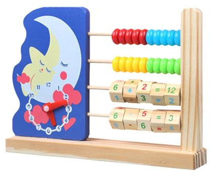 Milisten Bunter Lernspielzeug Aus Holz Für Junge Mädchen Pädagogisches Spielzeug Für Mentale Arithmetik Sicheres Und Langlebiges Material Zum Geburtstag Für Feste Einzigartige