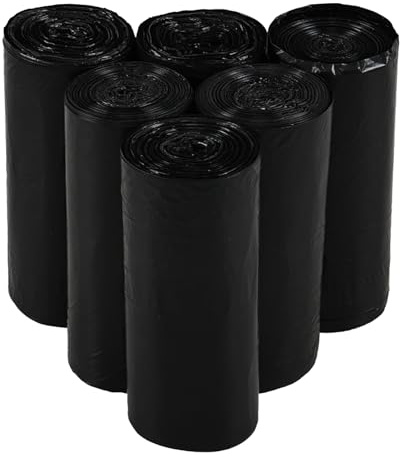 Rinboat Bolsas de basura de cocina de 20 L, 150 bolsas/6 rollos