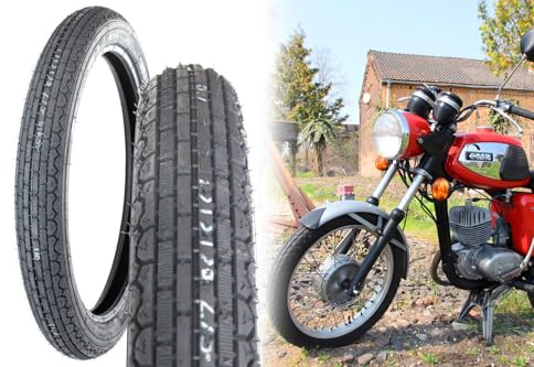 Reifen 2.75 x 18 Zoll MC Profil K39 48P Ganzjahresreifen, Reinforced für Motorrad MZ ETZ251, ETZ301, hergestellt mit Heidenau