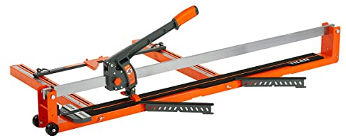 TILER 1000mm Fliesenschneidmaschine, Professionelle Fliesenschneider mit allen Eisenrahmen, einstellbare Laserführungsschiene, Hartmetall-Schneidrad, Zwei Verlängerungsarme aus Stahl 8102G-2G