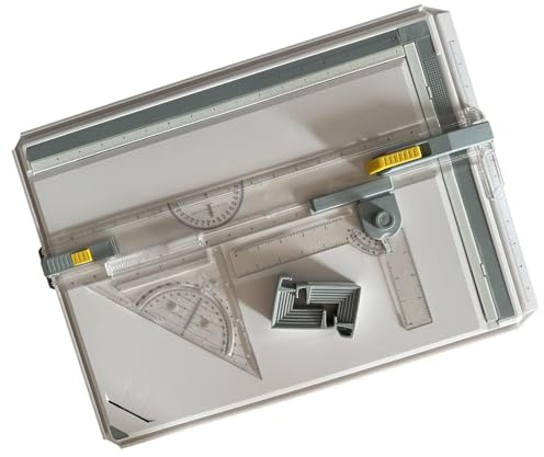 JISADER Tavolo da disegno A3 Tavolo da disegno Tavolo da disegno Tavolo Set di strumenti da disegno multifunzionale per designer Regalo per studenti di