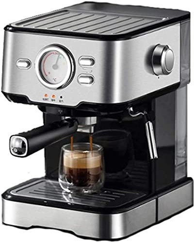 CVNIMV Cafetière Machine à café Semi-Automatique Machine à café Italienne Manuelle Mousse de Lait Type Vapeur Petite Pompe en Acier Inoxydable Cafetière créative pour Machine à