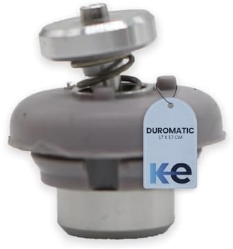 ANAKEL HOME Adaptable Safety Valve Compatible with Duromatic Pressure Cooker | Replacement Valve for Duromatic Pot Lid, Grey