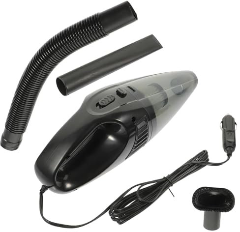 ULTECHNOVO Aspirateur Voiture Portable Sec Humide Aspirer Liquides Debris Cheveux Nettoyage Facile Cable Poignee Antidérapante