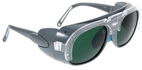 QUMIIRITY Occhiali Da Saldatura in Abs Occhiali Protettivi Per Saldatori Cinturino Elastico Leggeri e Per Uso in Lavori Come Saldatura e Molatura