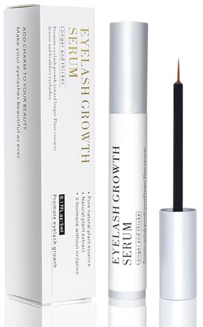 Wimpernwachstumsserum, Pflegender Wimpern-Conditioner mit natürlichen Extrakten für vollere, dichtere Wimpern, 5 ml