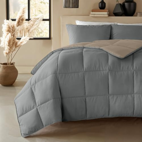 Zelesta Premiumbed Bettdecke 240x200 4 Jahreszeiten - Daunendecke - Bettwäsche winterdecke und Sommer-Bettdecke warm Duvet - Waschbare bettdecke ohne Bezug - Anti-Allergene Steppdecke - Baumwolldecke