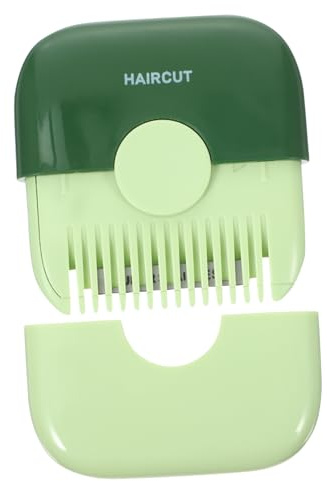 DECORNIJIA Tondeuse Pointes Fourchues Portable Acier Inoxydable et Plastique Outil Manuel de Coupe Cheveux Compacte et Légère Sécurisée avec Protecteur pour Retoucher Pointes et Franges