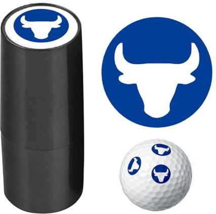 Golfball-Marker-Stempel, 53 x 19 mm, wasserdicht, schnell trocknend, flexibel, wiederverwendbar, rostbeständig, Golf-Markierungswerkzeug für Männer und Frauen, Sporttraining, Wettkampfspiel