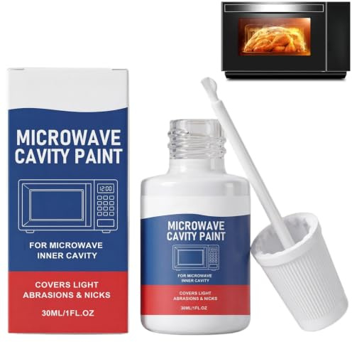 30ml Microwave Cavity Paint,Heatproof Microwave Paint for Inside with Brush