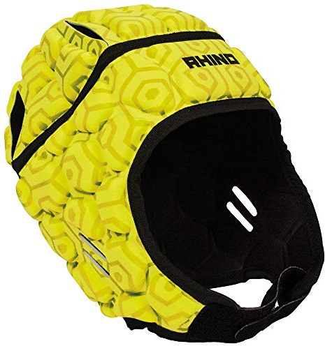 Rhino Unisex Kopfschutz Pro Headguard Kopfschutz, Fluo Yellow, L