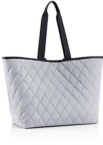 reisenthel classic shopper XL rhombus light grey Geräumige Shopping Bag und edle Handtasche in einem Aus wasserabweisendem Material