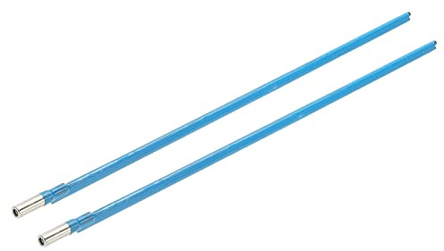 PATIKIL Zweiwegestange Typ Gitarre Stange Akustisch Gitarre Werkzeuge 440mm Stahl mit L-Schraubenschlüssel für Elektrisch Bass Gitarre Pack von 2