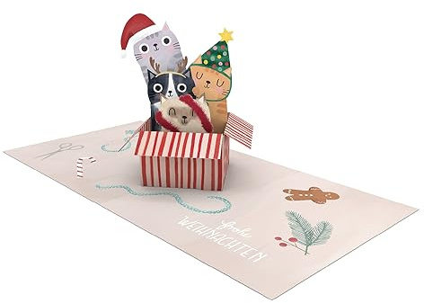 Grafik-Werkstatt |Pretty Pop-Up Karte | dreidimensional | Weihnachten | frohe Weihnachten