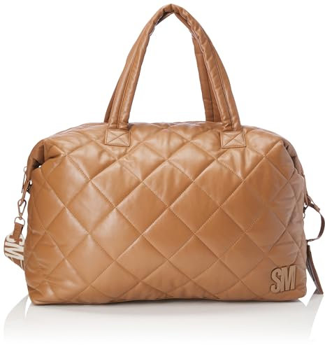 Steve Madden Gesteppter Weekender mit Glasur, Braun, Einheitsgröße