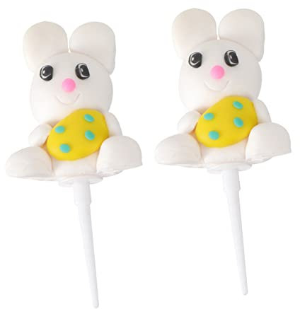 KITANDOVE 2pcs Edible Cupcake Decorations Cake Toppers Personalised Birthday Cake p Picks