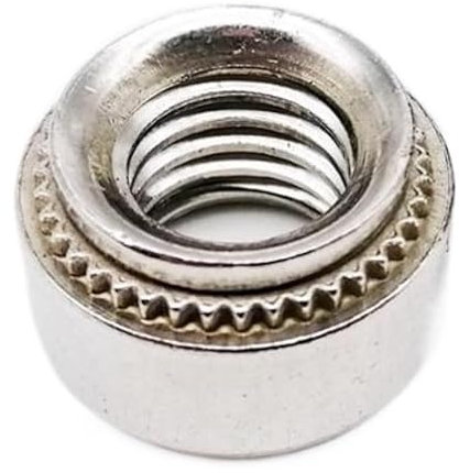 1/10/20 Stück M2 M2,5 M3 M4 M5 M6 M8 M10 304 A2-70 Edelstahl metrisches Gewinde CLS Selbstklemmende Mutterneinlage Niete Einpressmutter(20pcs,M2-2 slab 1.4mm)