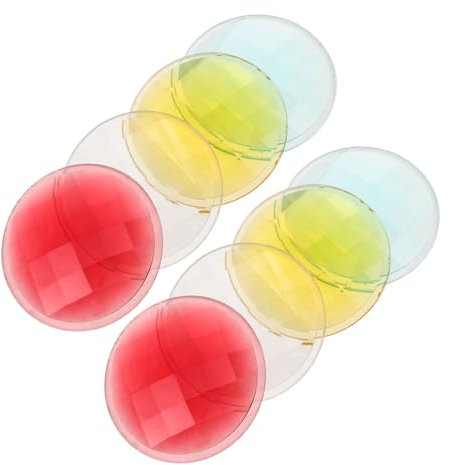 BESTonZON 8 Stück Kaleidoskop-linsen-Set Hd-Prisma Ersatzteile Bunt Für DIY-Kaleidoskop Reparatur Bastelbedarf Für Junge Mädchen Kreative Vorhaben