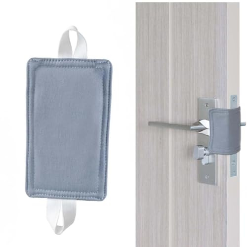 Door Silencer, Door Slam Stopper, Door Slamming Silencer, door pads stop slamming, Nursery Door Silencer, Light Sleepers Noise Reducing Prevent from Locking for Toddler Safety 5.8 x 3.4 Light Blue