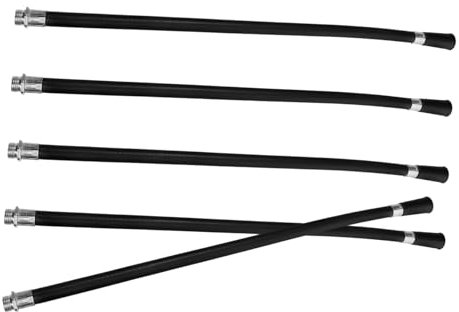 Hemobllo 5pezzi Tubo Estintore Polvere e Acqua Tubo Flessibile Spessore Rinforzato Compatibile Con Estintori Casa e Auto Design Compatto e Resistente Materiale Plastico Affidabile