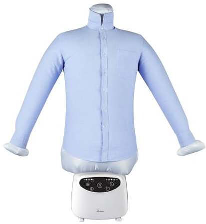 Ardes Blowy D ARMST02D - Ferro da stiro automatico per camicie e magliette - Stira e asciuga in pochi minuti - Manichino stira camicie gonfiabile con 4 temperature e 2 velocità dell'aria