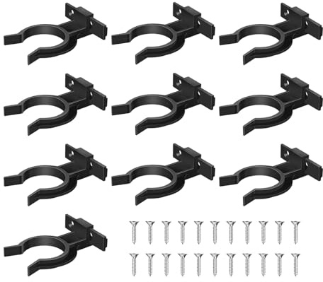 FENGCHUANG Crochets pour socle de cuisine 32 mm-36 mm ABS Clips de Fijación para Zócalos de Cocina Universel est livré avec 22 vis crochet plinthe de cuisine - faciles à installer (10 pièces)