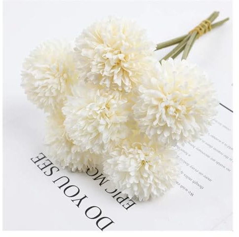 ZHOUXYFDC Hydrangea Artificial Flowers Artificial Flowers Hydrangea Bouquet Wedding Decoration Fake Flower Craft Home Room Vase Decor Accessories Center Table Ornament(Color-1)