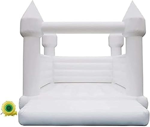 Inflatable Wedding Bounce House Castle White Jumper Bouncy Castle Wedding Engagement Decorations Jumping Bed For Party
