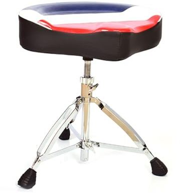 Generico Sgabello A Sella, Capacità Di Carico 100 Kg, Altezza Regolabile 45-63 Cm, For Salone, Casa, Ufficio, Suonare La Batteria(Color 3)