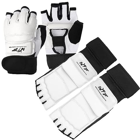 Equipo de Combate Taekwondo Protector pies Karate Boxeo protección Artes Marciales para Entrenamiento y competición Kung Fu Kickboxing MMA Guantes Mano Diseño PU EVA Alta Elasticidad