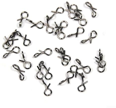 Besttoolifes Karabinerhaken aus Edelstahl, Schnellwechselverbinder zum Fliegenfischen, Größen S/M/L, kompatibel mit Fliegenschnüren und Vorfächern, 50 Stück
