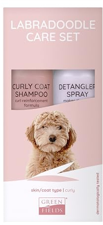 Greenfields Hundschampo, presentset för Labradoodle (lockig päls) – 2 x 250 ml