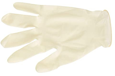MAURER Gants en latex Ambidextres jetables Conf. Lot de 100 Taille 6,5 - S