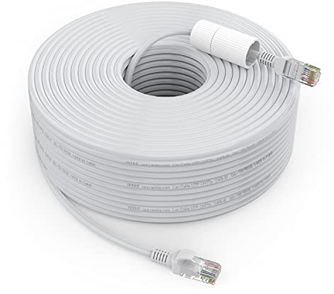 ANNKE 30m/100ft Ethernet Kabel RJ45 Highspeed für alle PoE NVR CCTV System, Cat5e Netzwerk-Stromkabel für PoE IP Überwachungskameras, Computer, Home, Büro