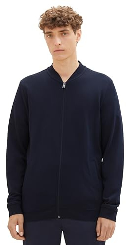 TOM TAILOR Denim Herren Sweatshirt Bomberjacke 10668 - Sky Captain Blue L