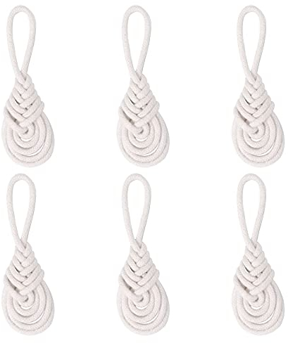 GORGECRAFT 6Pcs Serviettenringe Baumwolle Makramee Handgefertigten Serviettenring Für Tischdekoration Hochzeit Und Wohnkultur