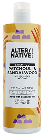 Alter/Native Natural Plant-Powered Cruelty Free Shampoo (Patchouli & Sandalwood, 400ml)