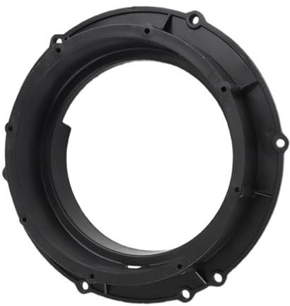 Anillos Adaptadores de Altavoz, Soporte de Montaje de Altavoces de Coche Antiarañazos 2 Piezas/Juego a Prueba de Polvo para Reemplazo de Coche para Puerta Delantera 2007-2011