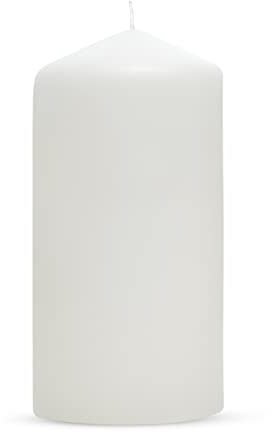 75 Hours Church Candles Long Burning Non Drip Unscented Christmas Candle Large Pillar Candle Clean Smokeless Burning | Ivory (Pack of 1)